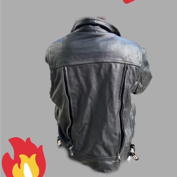 FIRST CLASSIC LEATHER MOTORCYCLE JACKET - Picture 3 of 3